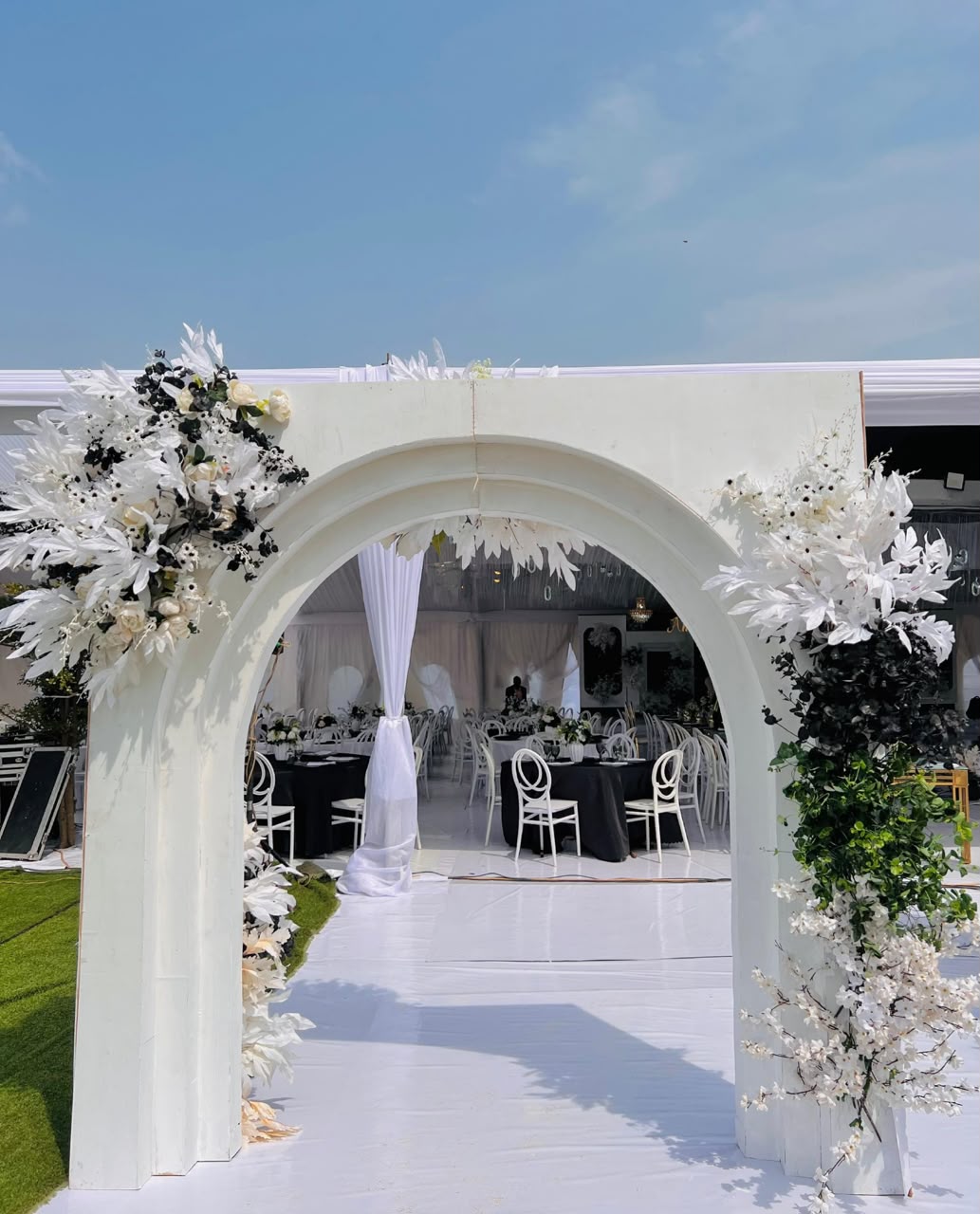 Elegant reception styling by Dream Events Uganda