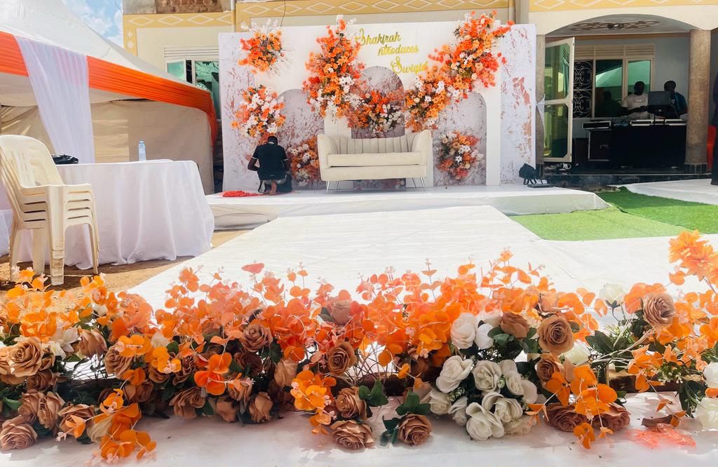 Celebration setup prepared by Dream Events Uganda